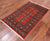 Orange 2' 6" X 4' 0" Silky Bokhara Hand Knotted Wool Rug - Q24418