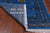 Blue 2' 6" X 4' 1" Silky Bokhara Hand-Knotted Wool Rug - Q24419