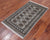 Grey 2' 6" X 4' 5" Silky Bokhara Hand-Knotted Wool Rug - Q24420