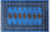 Blue 2' 7" X 3' 11" Silky Bokhara Hand-Knotted Wool Rug - Q24422