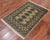 Green 2' 6" X 3' 8" Silky Bokhara Hand-Knotted Wool Rug - Q24424