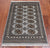 Grey 2' 7" X 4' 0" Silky Bokhara Handmade Wool Rug - Q24425