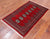 Red 2' 6" X 4' 0" Silky Bokhara Hand Knotted Wool Rug - Q24426