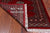 Red 2' 6" X 4' 0" Silky Bokhara Hand Knotted Wool Rug - Q24426