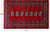 Red 2' 6" X 4' 0" Silky Bokhara Hand Knotted Wool Rug - Q24426
