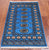 Blue 2' 6" X 4' 1" Silky Bokhara Handmade Wool Rug - Q24428