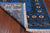 Blue 2' 6" X 4' 1" Silky Bokhara Handmade Wool Rug - Q24428