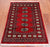 Red 2' 6" X 3' 11" Silky Bokhara Hand Knotted Wool Rug - Q24431