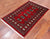 Red 2' 6" X 3' 11" Silky Bokhara Hand Knotted Wool Rug - Q24431