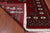 Red 2' 6" X 3' 11" Silky Bokhara Hand Knotted Wool Rug - Q24431