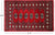 Red 2' 6" X 3' 11" Silky Bokhara Hand Knotted Wool Rug - Q24431