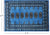 Blue 2' 7" X 3' 11" Silky Bokhara Hand Knotted Wool Rug - Q24432