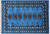 Blue 2' 7" X 3' 11" Silky Bokhara Hand Knotted Wool Rug - Q24432