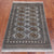 Grey 2' 7" X 4' 2" Silky Bokhara Handmade Wool Rug - Q24435