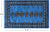 Blue 2' 5" X 3' 11" Silky Bokhara Handmade Wool Rug - Q24436