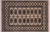 Ivory 3' 1" X 4' 10" Silky Bokhara Hand Knotted Wool Rug - Q24443