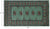 Green 2' 11" X 5' 0" Silky Bokhara Handmade Wool Rug - Q24451