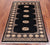 Black 3' 0" X 5' 0" Silky Bokhara Handmade Wool Rug - Q24452