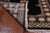 Black 3' 0" X 5' 0" Silky Bokhara Handmade Wool Rug - Q24452