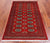 Red 3' 0" X 5' 4" Silky Bokhara Handmade Wool Rug - Q24453