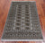 Grey 3' 1" X 5' 4" Silky Bokhara Hand Knotted Wool Rug - Q24455