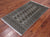 Grey 3' 1" X 5' 4" Silky Bokhara Hand Knotted Wool Rug - Q24455