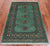 Green 2' 11" X 4' 10" Silky Bokhara Hand-Knotted Wool Rug - Q24456