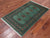 Green 2' 11" X 4' 10" Silky Bokhara Hand-Knotted Wool Rug - Q24456