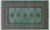 Green 2' 11" X 4' 10" Silky Bokhara Hand-Knotted Wool Rug - Q24456