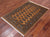 Gold 3' 0" X 4' 4" Silky Bokhara Handmade Wool Rug - Q24457