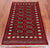 Red 3' 1" X 5' 5" Silky Bokhara Handmade Wool Rug - Q24458