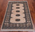 Ivory 3' 0" X 4' 11" Silky Bokhara Handmade Wool Rug - Q24460