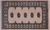 Ivory 3' 0" X 4' 11" Silky Bokhara Handmade Wool Rug - Q24460