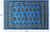 Blue 3' 1" X 4' 10" Silky Bokhara Hand Knotted Wool Rug - Q24461