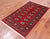 Red 3' 0" X 5' 3" Silky Bokhara Hand Knotted Wool Rug - Q24462
