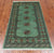 Green 2' 11" X 5' 4" Silky Bokhara Hand-Knotted Wool Rug - Q24463