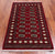 Red 3' 1" X 5' 5" Silky Bokhara Handmade Wool Rug - Q24465