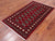 Red 3' 1" X 5' 5" Silky Bokhara Handmade Wool Rug - Q24465