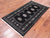 Black 2' 11" X 5' 5" Silky Bokhara Hand Knotted Wool Rug - Q24467