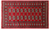 Red 3' 0" X 5' 4" Silky Bokhara Hand Knotted Wool Rug - Q24469