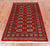 Red 3' 0" X 5' 4" Silky Bokhara Hand Knotted Wool Rug - Q24469