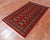 Red 3' 0" X 5' 4" Silky Bokhara Hand Knotted Wool Rug - Q24469