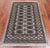 Grey 3' 0" X 5' 4" Silky Bokhara Handmade Wool Rug - Q24471