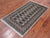 Grey 3' 0" X 5' 4" Silky Bokhara Handmade Wool Rug - Q24471