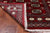 Red 3' 1" X 5' 2" Silky Bokhara Hand Knotted Wool Rug - Q24473