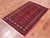 Red 3' 0" X 4' 10" Silky Bokhara Hand Knotted Wool Rug - Q24480