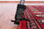 Red 3' 0" X 4' 10" Silky Bokhara Hand Knotted Wool Rug - Q24480