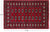 Red 3' 0" X 4' 10" Silky Bokhara Hand Knotted Wool Rug - Q24480
