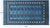 Blue 3' 0" X 5' 6" Silky Bokhara Handmade Wool Runner Rug - Q24482