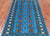 Blue 3' 0" X 5' 6" Silky Bokhara Handmade Wool Runner Rug - Q24482